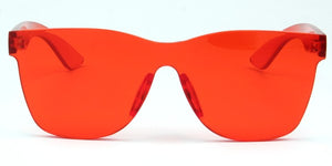 Unisex Square Tinted Lens Fashion Sunglasses