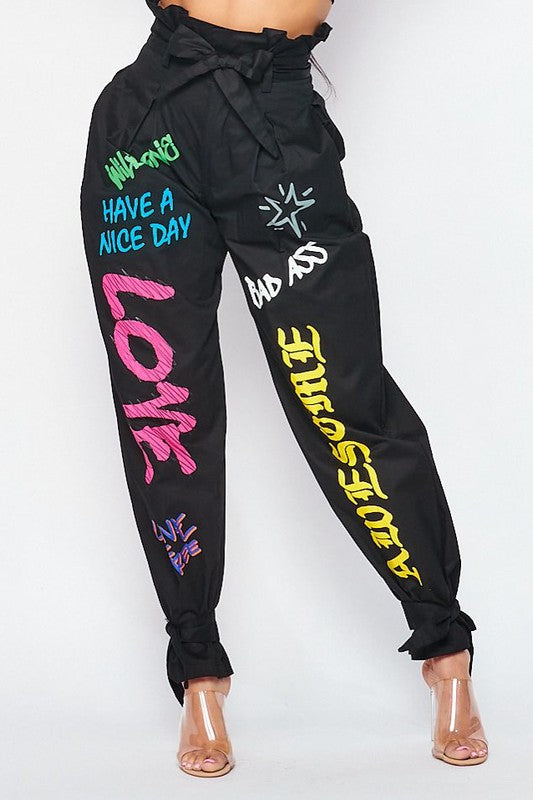 Words In Motion Pants