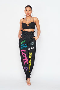 Words In Motion Pants