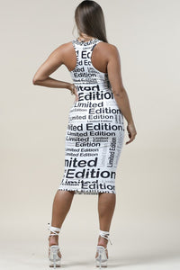 Black and White Limited Edition Dress
